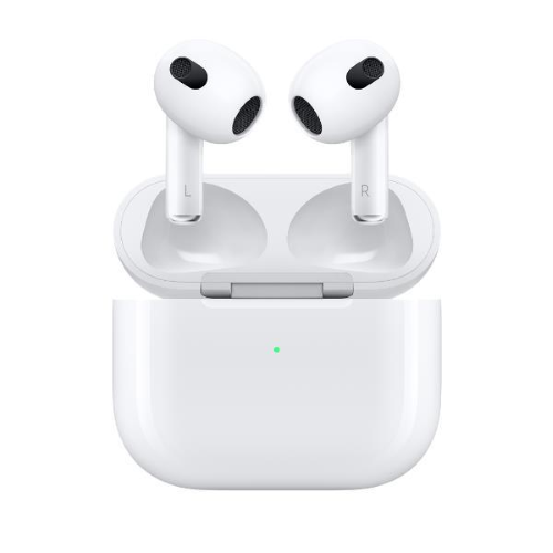 APPLE AIRPODS 3 TERZA GENERAZIONE CON CUSTODIA MAGSAFE RICARICA LIGHTNING/WIRELESS CHIP APPLE H1 BIANCO